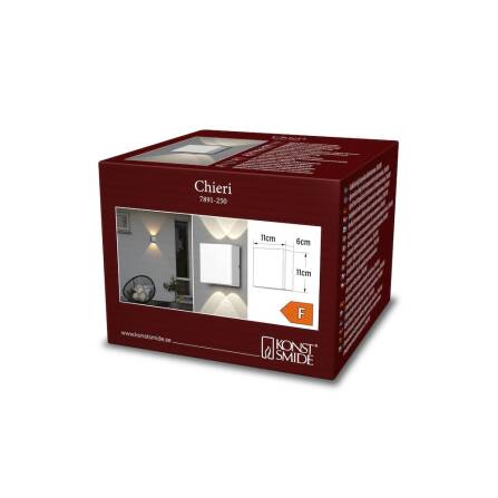 Wandleuchte | Chieri 2x2 | Weiß