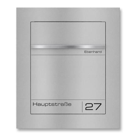 Metzler Briefkasten Unterputz | personalisiert mit Gravur...