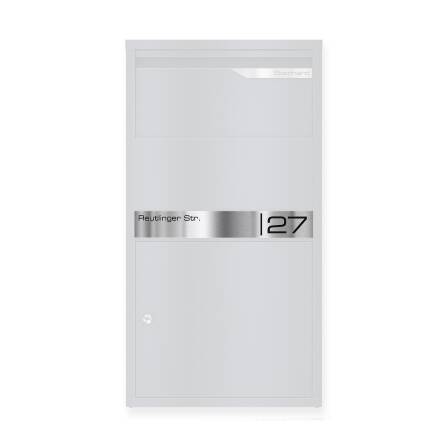 Ersatz Gravurplatte aus Edelstahl für die Paketbox...