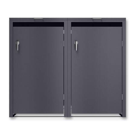 Metzler Mülltonnenbox | 2er | 240l | Eisenglimmer |...