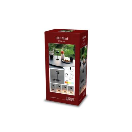 Akkuleuchte  | Lille Mini | Schwarz