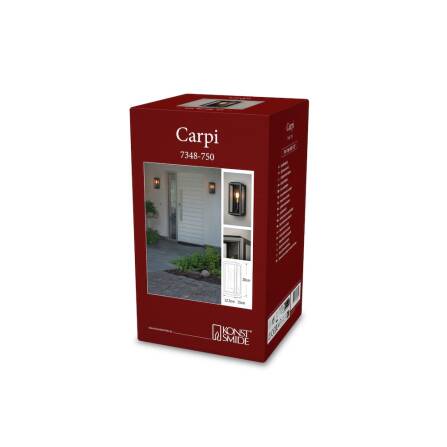 Carpi | Wandleuchte | Schwarz | Klein