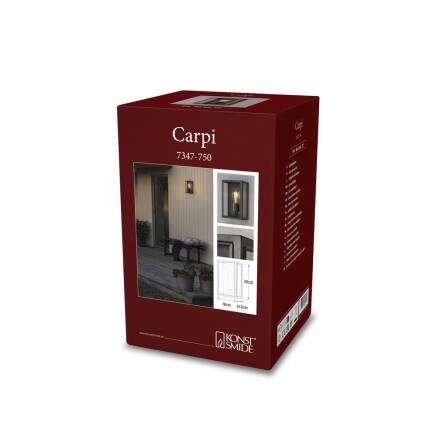 Carpi | Wandleuchte | Schwarz | Mittel