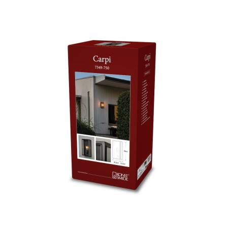 Carpi | Wandleuchte | Schwarz | Groß