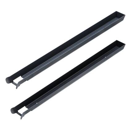 Mülltonnenführung | Edelstahl-Führungsschienen für eine Metzler Mülltonnenbox