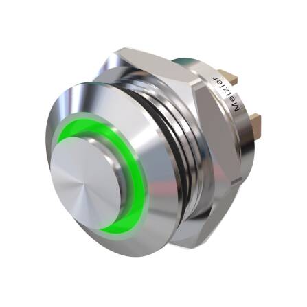 Metzler - Drucktaster 12mm - LED Ringbeleuchtung...