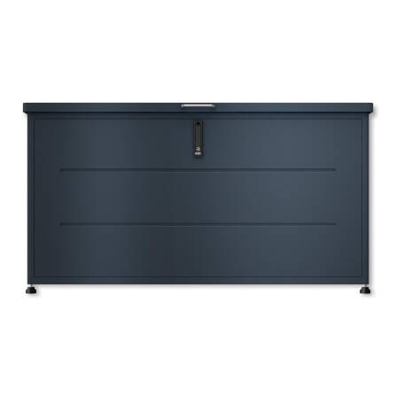 Metzler Gartenbox | Aufbewahrungsbox für den Außenbereich | Pulverbeschichtet in RAL 7016 Anthrazit