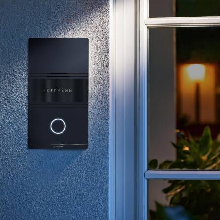 Metzler ADM10 Audio-Türsprechanlage | 1 Klingeltaster | RAL 7016 Anthrazit | Dominik