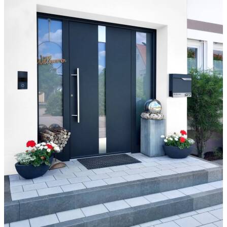 Metzler ADM10 Audio-Türsprechanlage | 1 Klingeltaster | RAL 7016 Anthrazit | Dominik