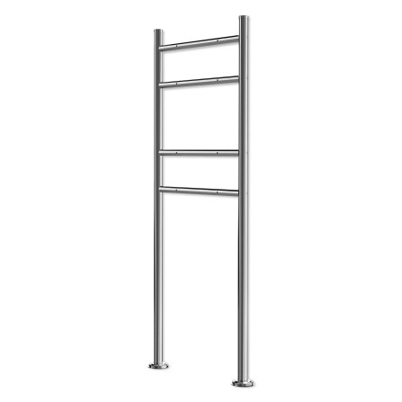 Metzler Standbriefkasten | 2er vertikal | personalisiert mit Gravur