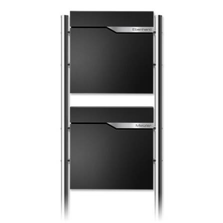 Metzler Standbriefkasten | 2er vertikal | personalisiert...