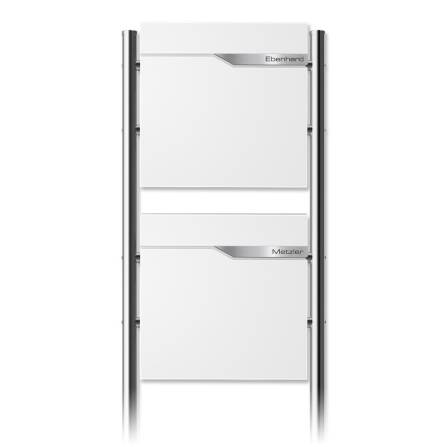 Metzler Standbriefkasten | 2er vertikal | personalisiert...