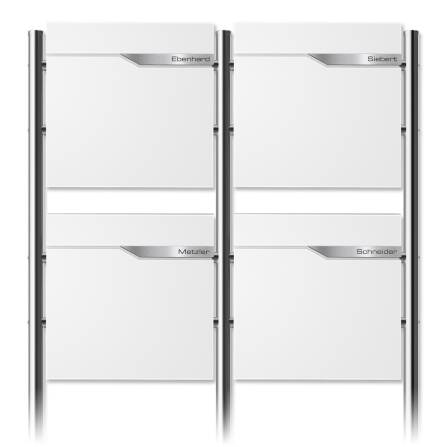 Metzler Standbriefkasten Mehrfamilienhaus | 4er |...