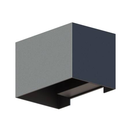 Wandleuchte | Up-Down-Light | Warmweiß | Grau