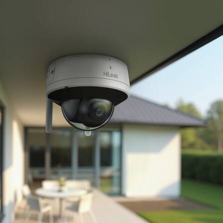 HiLook by HIKVISION 4 MP WLAN Video Überwachungskamera Dome | IPC-D140HA-D (2.8mm)