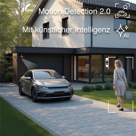 HiLook by HIKVISION 4 MP WLAN PT Video Überwachungskamera | PTZ-N2C400I-W (2.8mm)