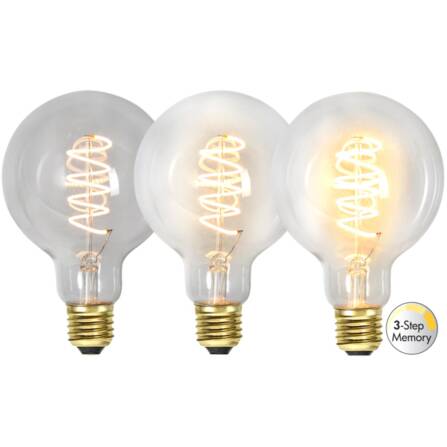 LED Leuchtmittel | 3-Stufige Dimmung | Memory-Funktion | E27 G95