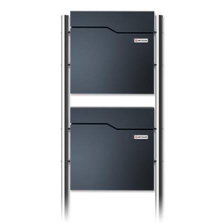 Metzler Standbriefkasten | 2er vertikal | mit...