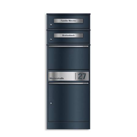 Metzler Paketbox mit 2 Briefkästen | personalisiert...