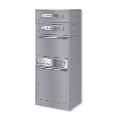 Metzler Paketbox mit 2 Briefkästen | personalisiert...