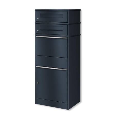 Metzler Paketbox mit 2 Briefkästen | zweifacher...