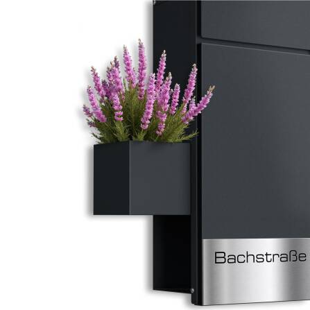 Metzler Blumenkasten für Briefkästen | RAL 7016...