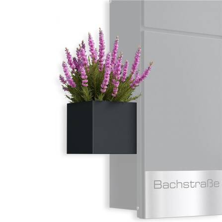 Metzler Jardinière pour boîtes aux lettres | RAL7016 ANthracite | Cubic M