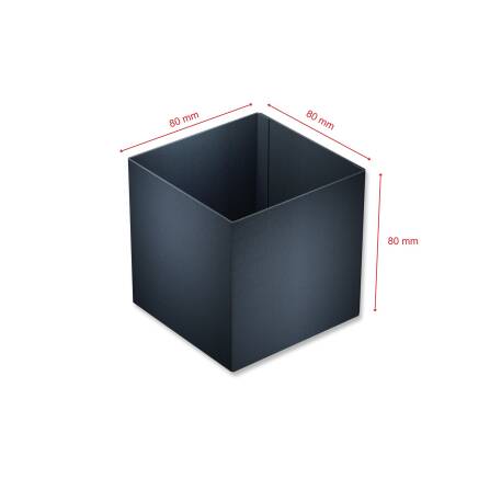 Metzler Jardinière pour boîtes aux lettres | RAL7016 ANthracite | Cubic M