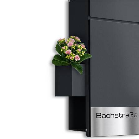 Metzler Blumenkasten für Briefkästen | RAL 7016...