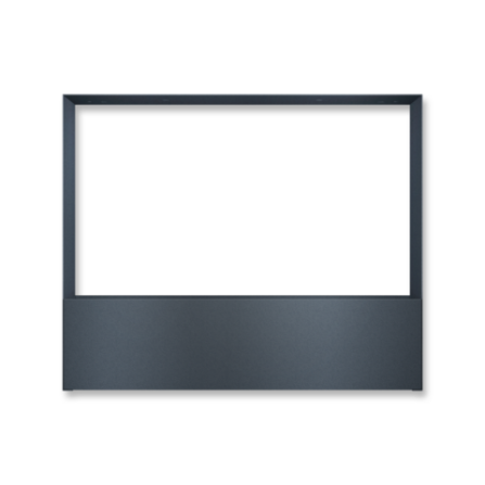 Metzler Dekorahmen für Briefkästen | Blumenkasten in RAL 7016 Anthrazit | Frame J