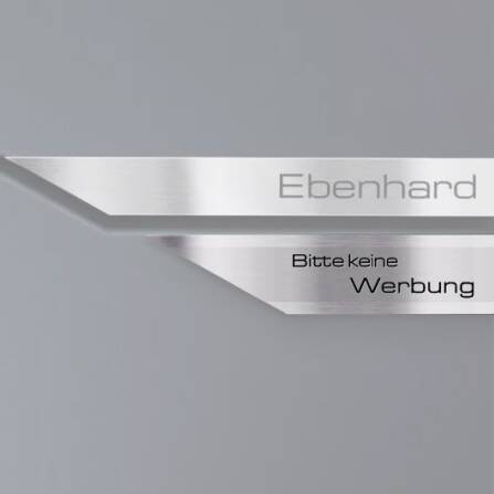 Metzler Briefkastenschild "Bitte keine Werbung"...