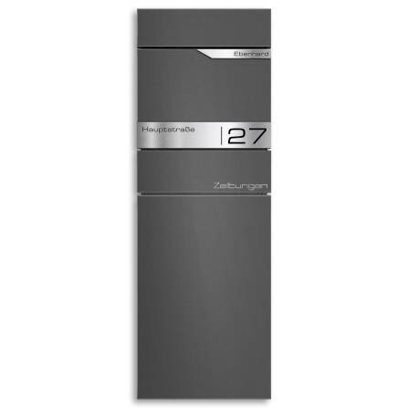 Metzler Standbriefkasten mit Zeitungsfach aus...