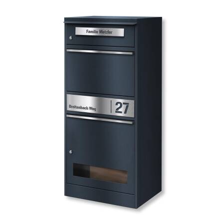 Metzler Paketbox mit Briefkasten | mit Sichtfenster |...