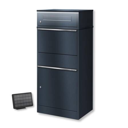 Metzler Paketbox mit Briefkasten | LED |  für Pakete...