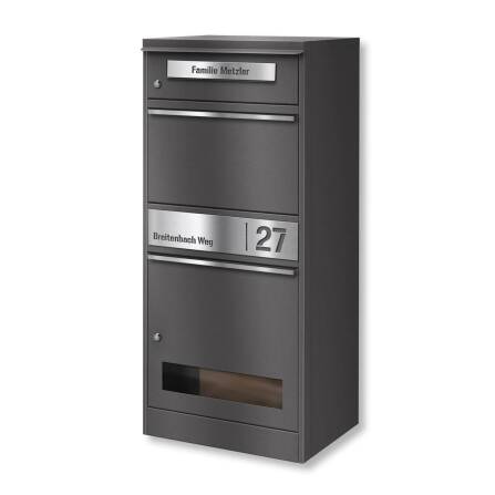 Metzler Paketbox mit Briefkasten | mit Sichtfenster |...