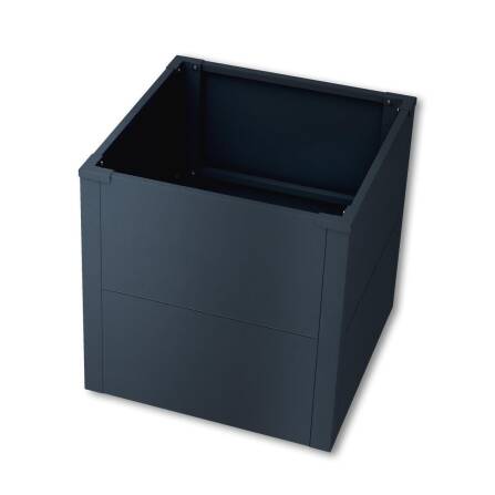 Metzler letto rialzato per giardino o balcone | Grigio antracite | 50 x 50 x 50 cm