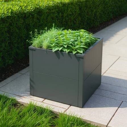 Metzler Hochbeet S für den Garten oder Balkon | 50 x 50 x 50 cm