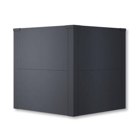 Metzler Letto rialzato per giardino o balcone | Mica ferrosa | 50 x 50 x 50 cm