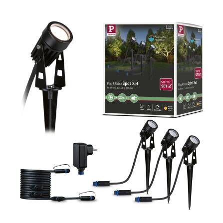 Plug & Shine | LED Gartenstrahler | Basisset
