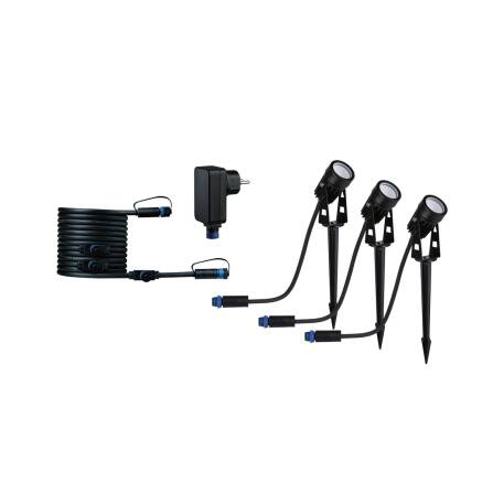 Plug & Shine | LED Gartenstrahler | Basisset