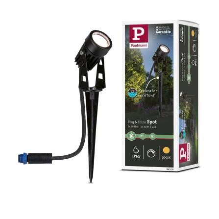 Plug & Shine | LED Gartenstrahler | Einzelspot