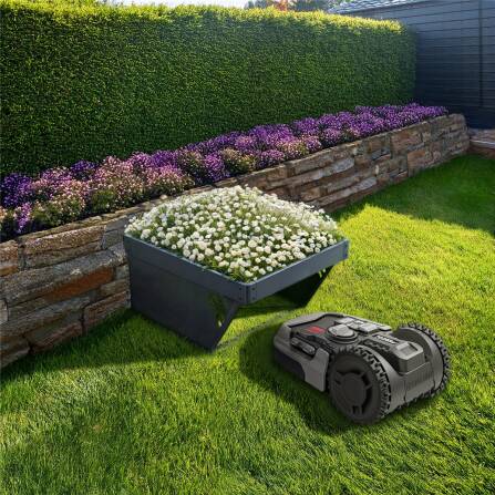 Metzler Mähroboter-Garage 2 | mit Pflanzdach | RAL 7016 Anthrazit