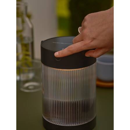 Akkuleuchte | Coupar | Solar | Schwarz