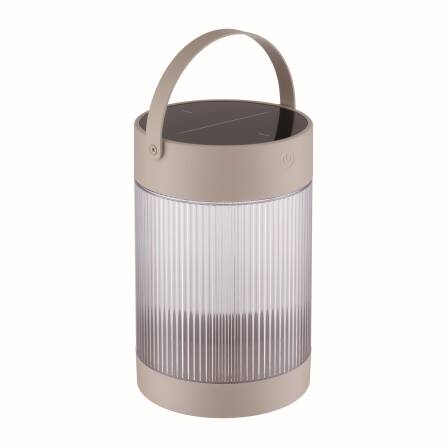 Akkuleuchte | Coupar | Solar | Sandfarbig