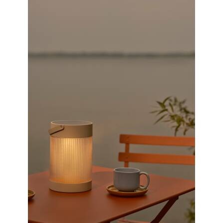 Akkuleuchte | Coupar | Solar | Sandfarbig