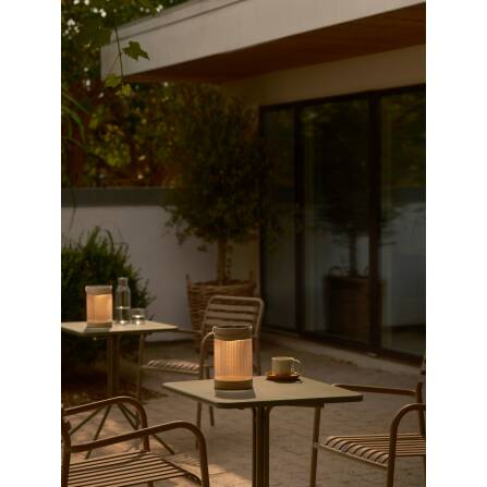 Akkuleuchte | Coupar | Solar | Sandfarbig