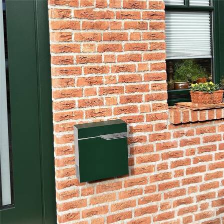 Metzler Boîte aux lettres en acier inoxydable | Couleur RAL de choix | Ebenhard