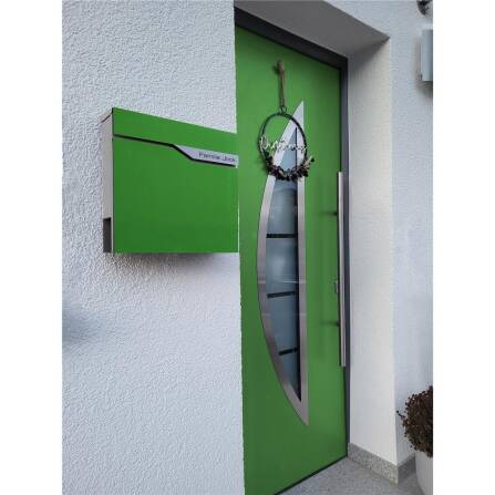 Metzler Boîte aux lettres en acier inoxydable | Couleur RAL de choix | Ebenhard