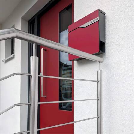 Metzler Boîte aux lettres en acier inoxydable | Couleur RAL de choix | Ebenhard