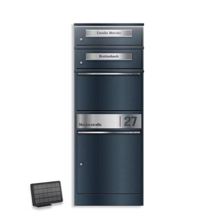Metzler Paketbox mit 2 Briefkästen | LED |...